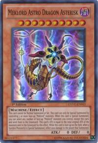 Meklord Astro Dragon Asterisk - Extreme Victory YuGiOh trading card