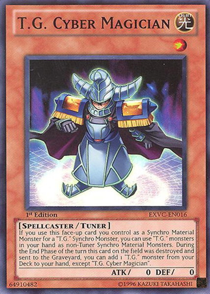 T.G. Cyber Magician - Extreme Victory YuGiOh trading card