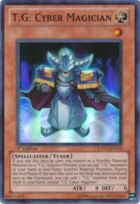 T.G. Cyber Magician trading card from Extreme Victory T.G. Cyber Magician - Extreme Victory YuGiOh trading card