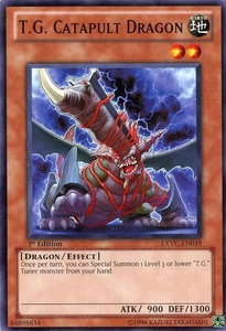 T.G. Catapult Dragon - Extreme Victory (EXVC) #EXVC-EN019 - Common / Short Print YuGiOh Trading Card