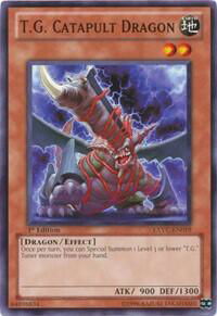 T.G. Catapult Dragon - Extreme Victory (EXVC) #EXVC-EN019 - Common / Short Print YuGiOh Trading Card