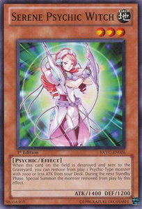 Serene Psychic Witch - Extreme Victory (EXVC) #EXVC-EN026 - Common / Short Print YuGiOh Trading Card