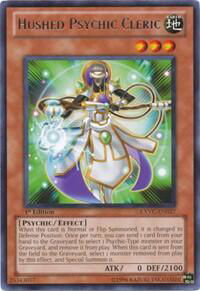 Hushed Psychic Cleric - Extreme Victory (EXVC) #EXVC-EN027 - Rare YuGiOh Trading Card