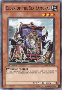 Elder of the Six Samurai - Extreme Victory (EXVC) #EXVC-EN028 - Common / Short Print YuGiOh Trading Card