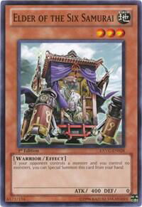 Elder of the Six Samurai - Extreme Victory (EXVC) #EXVC-EN028 - Common / Short Print YuGiOh Trading Card