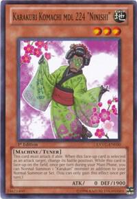 Karakuri Komachi mdl 224 "Ninishi" - Extreme Victory YuGiOh trading card