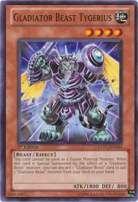 Gladiator Beast Tygerius - Extreme Victory YuGiOh trading card