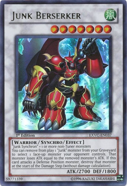 Junk Berserker - Extreme Victory YuGiOh trading card