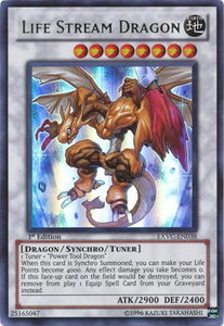 Life Stream Dragon - Extreme Victory (EXVC) #EXVC-EN038 - Ultra Rare YuGiOh Trading Card