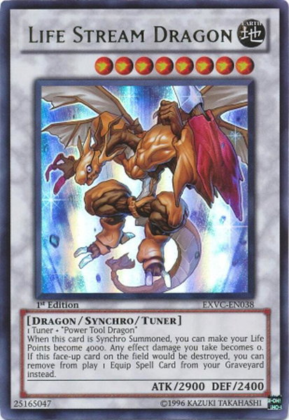 Life Stream Dragon - Extreme Victory YuGiOh trading card