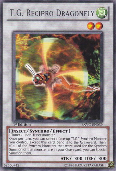 T.G. Recipro Dragonfly - Extreme Victory YuGiOh trading card
