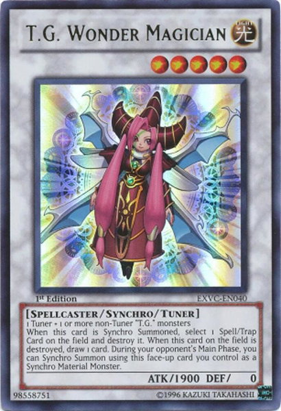 T.G. Wonder Magician - Extreme Victory YuGiOh trading card