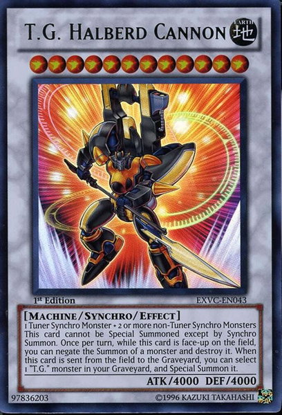 T.G. Halberd Cannon - Extreme Victory YuGiOh trading card