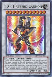 T.G. Halberd Cannon - Extreme Victory YuGiOh trading card