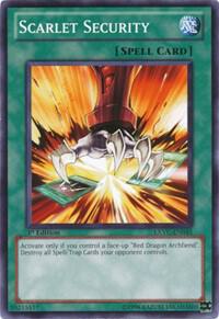 Scarlet Security - Extreme Victory YuGiOh trading card