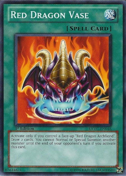 Red Dragon Vase - Extreme Victory YuGiOh trading card
