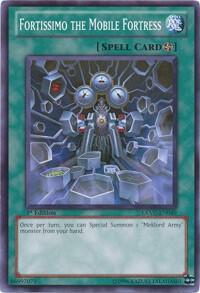 Fortissimo the Mobile Fortress - Extreme Victory YuGiOh trading card