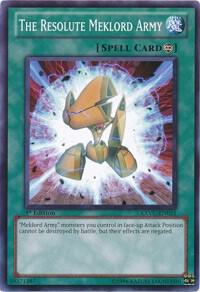 The Resolute Meklord Army - Extreme Victory YuGiOh trading card