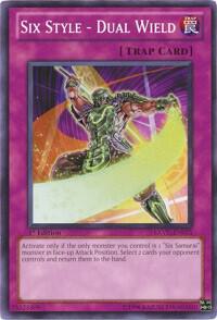 Six Style - Dual Wield - Extreme Victory YuGiOh trading card