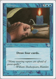 Tidings - Starter 1999 (S99) #54 - Uncommon Magic: The Gathering Trading Card