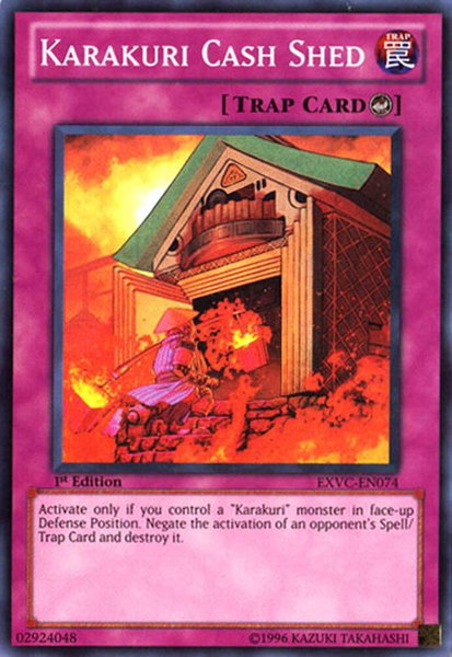 Karakuri Cash Shed - Extreme Victory YuGiOh trading card