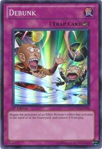 Debunk - Extreme Victory YuGiOh trading card
