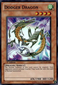 Dodger Dragon - Extreme Victory (EXVC) #EXVC-EN082 - Super Rare YuGiOh Trading Card
