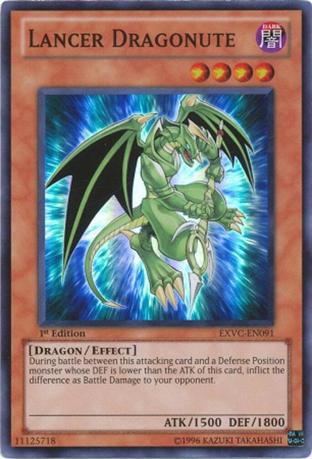 Lancer Dragonute - Extreme Victory YuGiOh trading card