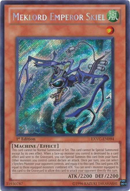 Meklord Emperor Skiel - Extreme Victory YuGiOh trading card