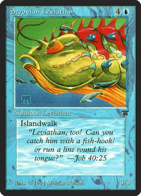 Segovian Leviathan - Legends Magic: The Gathering trading card