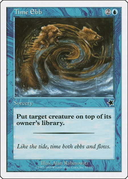 Time Ebb - Starter 1999 Magic: The Gathering trading card