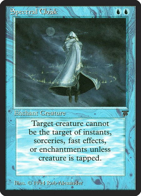 Spectral Cloak - Legends Magic: The Gathering trading card
