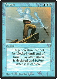 Teleport - Legends (LEG) #80 - Rare Magic: The Gathering Trading Card