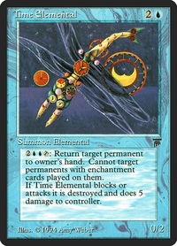 Time Elemental - Legends (LEG) #81 - Rare Magic: The Gathering Trading Card