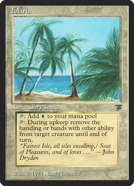 Tolaria - Legends Magic: The Gathering trading card