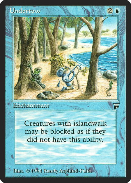 Undertow trading card from Legends Undertow - Legends Magic: The Gathering trading card