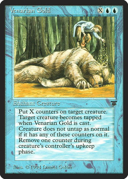 Venarian Gold - Legends Magic: The Gathering trading card