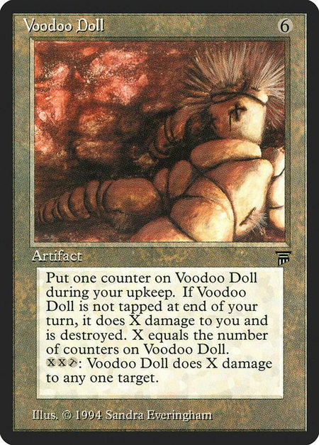 Voodoo Doll - Legends Magic: The Gathering trading card