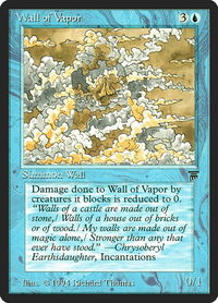 Wall of Vapor - Legends (LEG) #84 - Common Magic: The Gathering Trading Card