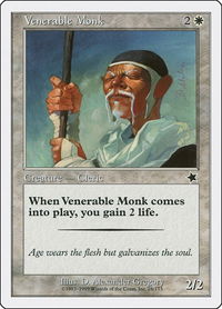 Venerable Monk - Starter 1999 (S99) #28 - Common Magic: The Gathering Trading Card
