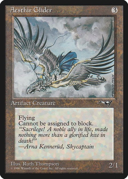 Aesthir Glider (Clouds) - Alliances Magic: The Gathering trading card