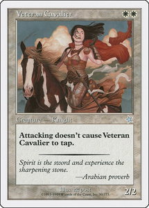 Veteran Cavalier - Starter 1999 (S99) #30 - Uncommon Magic: The Gathering Trading Card