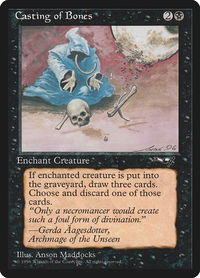 Casting of Bones (Hooded Figure) - Alliances (ALL) #44b - Common Magic: The Gathering Trading Card