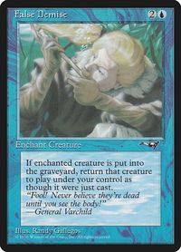 False Demise (Underwater) - Alliances (ALL) #27b - Common Magic: The Gathering Trading Card