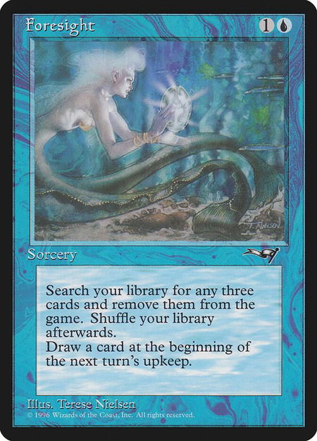 Foresight - Alliances Magic: The Gathering trading card