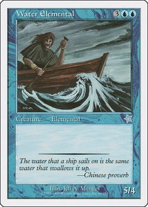 Water Elemental - Starter 1999 (S99) #60 - Uncommon Magic: The Gathering Trading Card