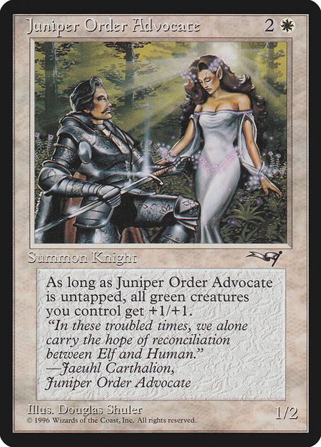 Juniper Order Advocate - Alliances Magic: The Gathering trading card