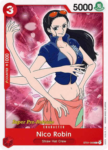 Nico Robin - Super Pre-Release Starter Deck 1: Straw Hat Crew One Piece trading card
