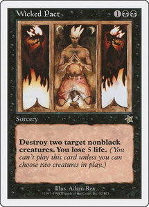 Wicked Pact - Starter 1999 (S99) #92 - Rare Magic: The Gathering Trading Card