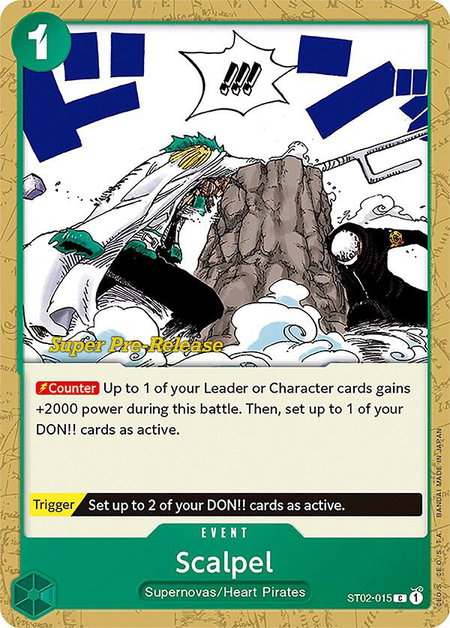 Scalpel - Super Pre-Release Starter Deck 2: Worst Generation One Piece trading card